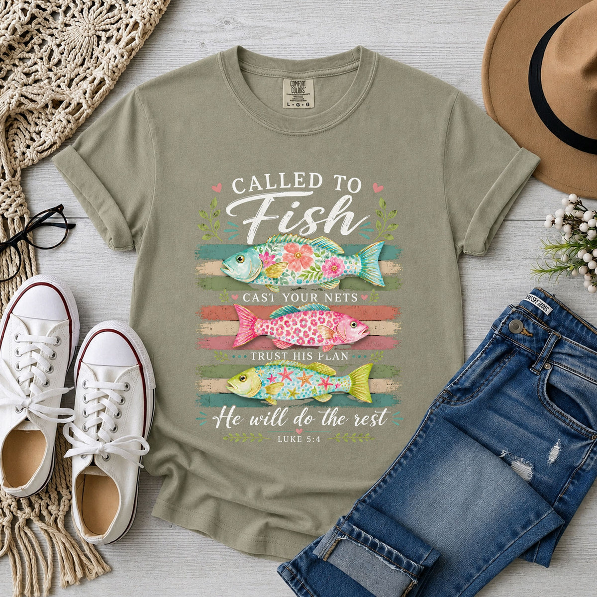 Called to Fish Christian T-Shirt