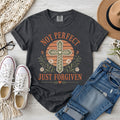 Not Perfect Just Forgiven Christian T-Shirt