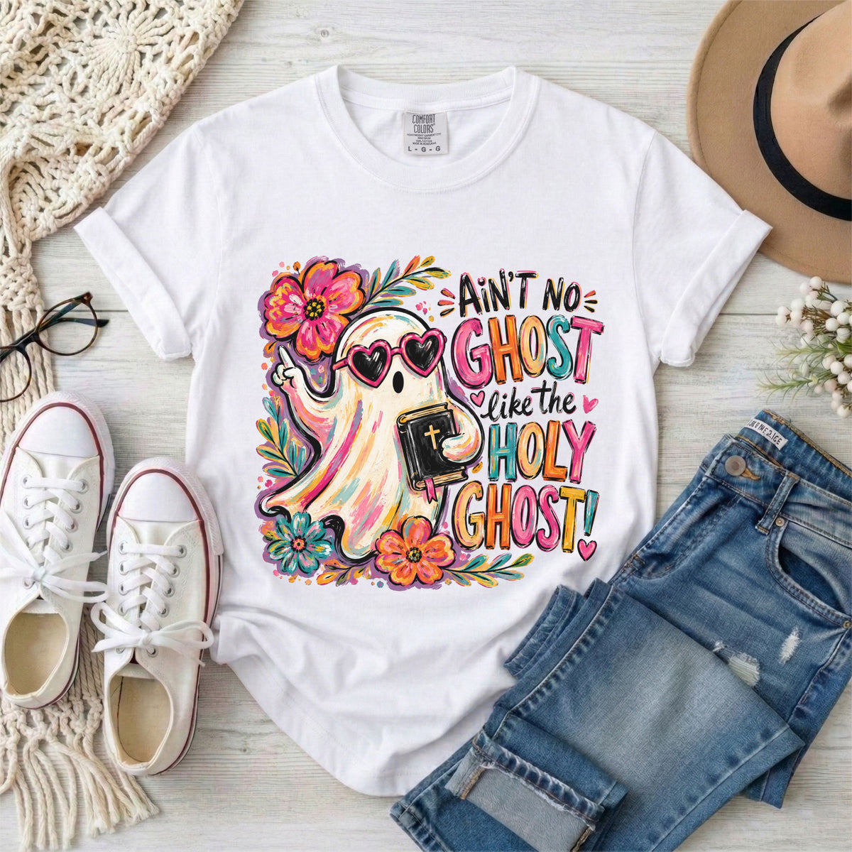 Ain’t No Ghost Like the Holy Ghost Tee Christian T-Shirt