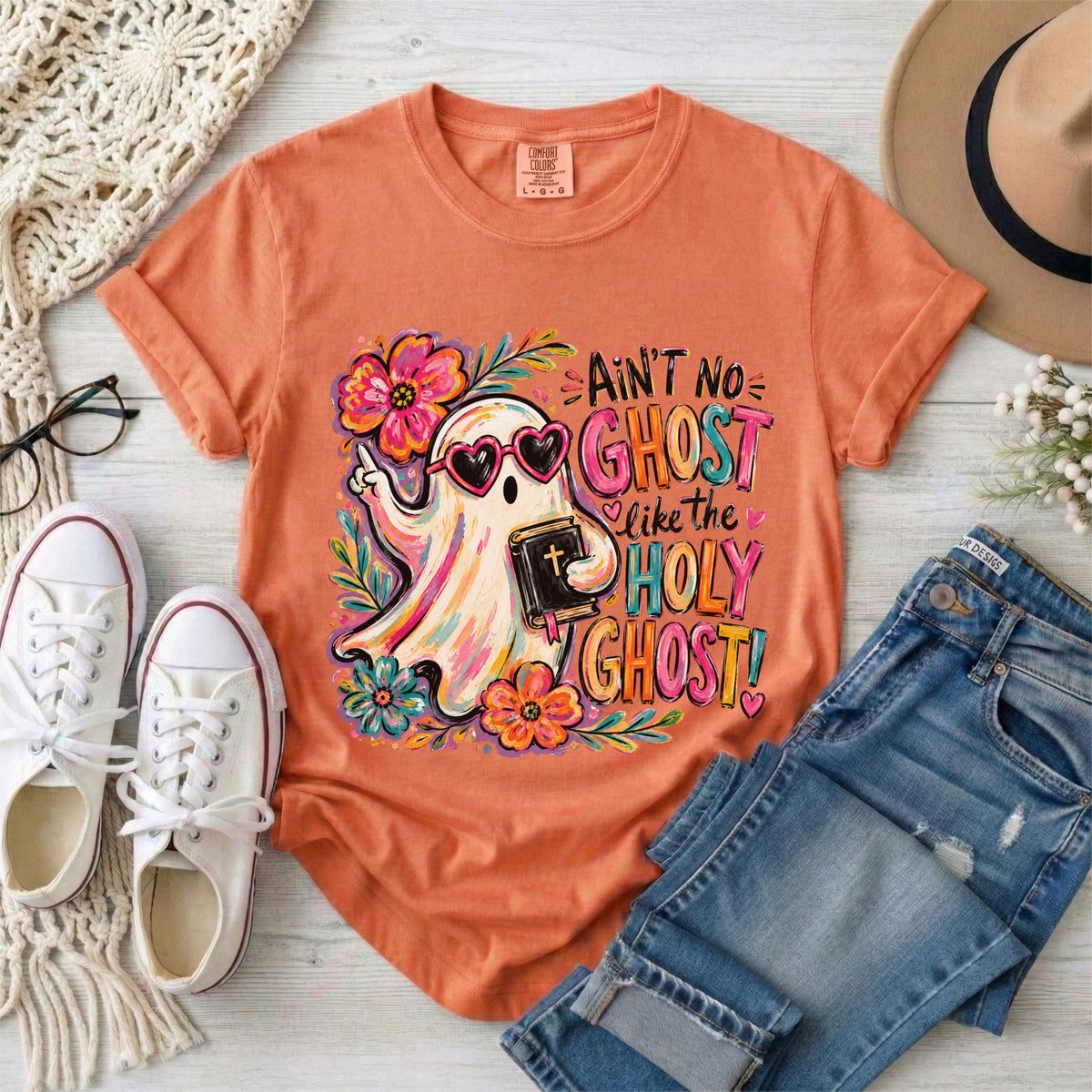 Ain’t No Ghost Like the Holy Ghost Tee Christian T-Shirt