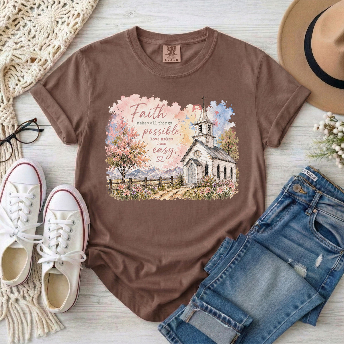 Faith Makes All Things Possible T-Shirt