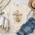 Bloom With Grace Rustic Cross T-Shirt